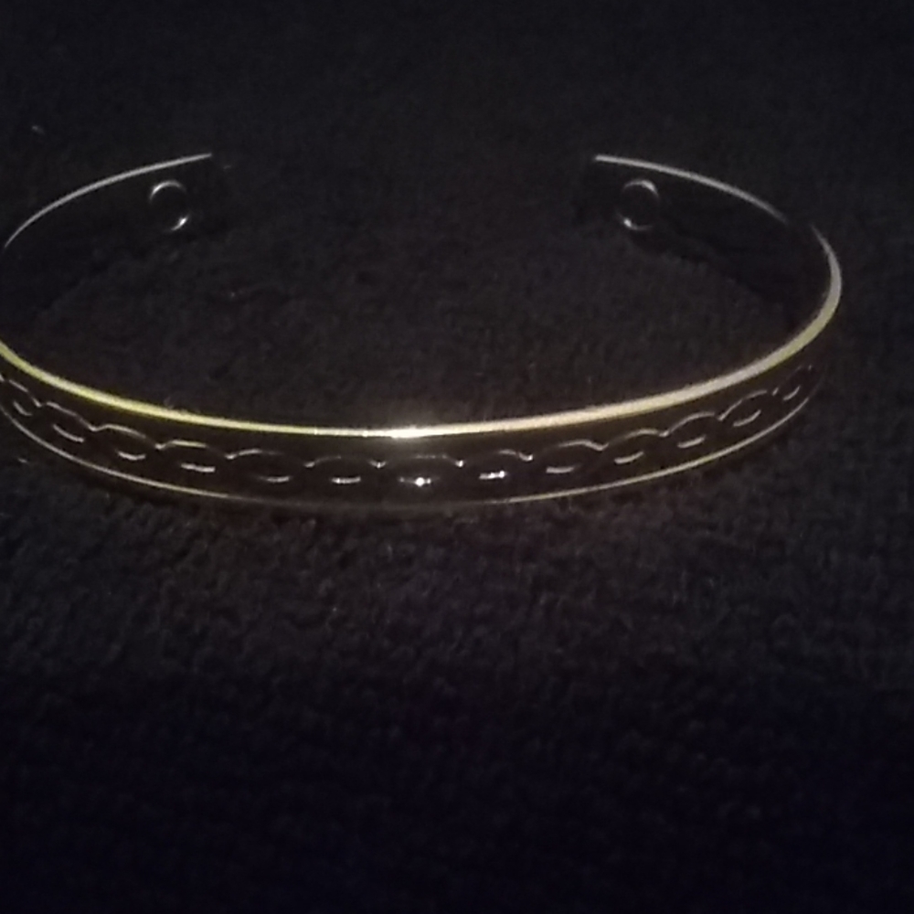 2 tone copper magnetic cuff